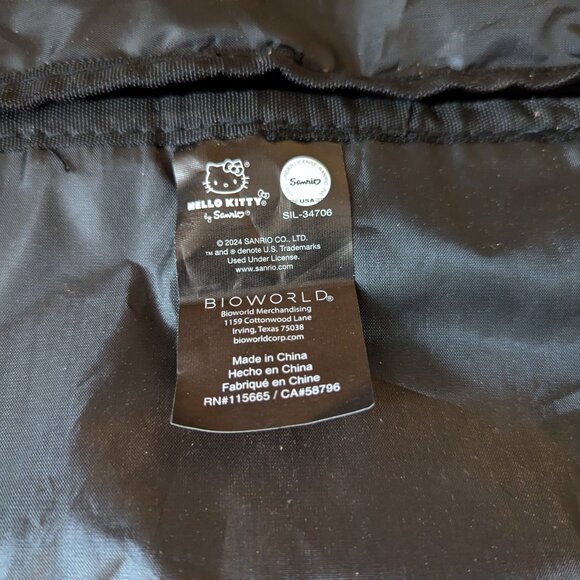 Hello Kitty Bioworld Collab Large Packing Cube 17 x 13 x 2.5 Luggage Organizer - Picture 6 of 6